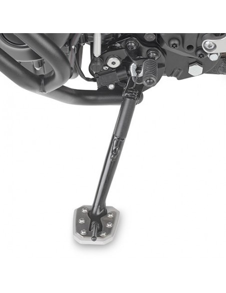 GIVI ES2159 – Extensión caballete en aluminio y acero inoxidable, para ampliar la superficie de apoyo del caballete lateral