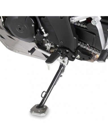 GIVI ES3105 – Extensión caballete en aluminio y acero inoxidable, para ampliar la superficie de apoyo del caballete lateral GIVI ES3105 – Extensión caballete en aluminio y acero inoxidable, para ampliar la superficie de apoyo del caballete lateral