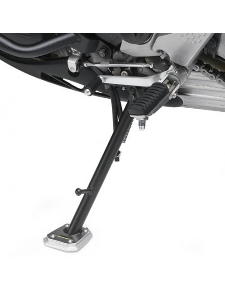 GIVI ES4103 – Extensión caballete en aluminio y acero inoxidable, para ampliar la superficie de apoyo del caballete lateral