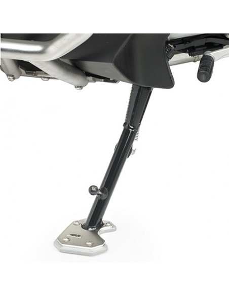 GIVI ES5113 – Extensión caballete en aluminio y acero inoxidable, para ampliar la superficie de apoyo del caballete lateral
