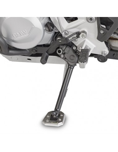 GIVI ES5127 – Extensión caballete en aluminio y acero inoxidable, para ampliar la superficie de apoyo del caballete lateral GIVI ES5127 – Extensión caballete en aluminio y acero inoxidable, para ampliar la superficie de apoyo del caballete lateral