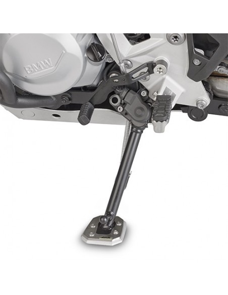 GIVI ES5127 – Extensión caballete en aluminio y acero inoxidable, para ampliar la superficie de apoyo del caballete lateral