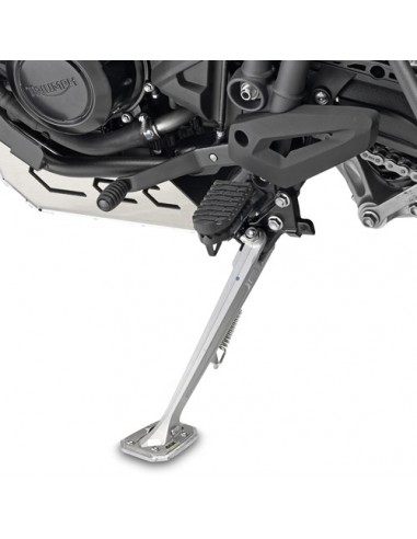 GIVI ES6401 – Extensión caballete en aluminio y acero inoxidable, para ampliar la superficie de apoyo del caballete lateral GIVI ES6401 – Extensión caballete en aluminio y acero inoxidable, para ampliar la superficie de apoyo del caballete lateral