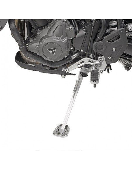 GIVI ES6415 – Extensión caballete en aluminio y acero inoxidable, para ampliar la superficie de apoyo del caballete lateral