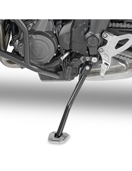 GIVI ES6421 – Extensión caballete en aluminio y acero inoxidable, para ampliar la superficie de apoyo del caballete lateral