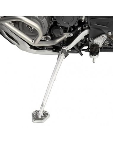 GIVI ES6423 – Extensión caballete en aluminio y acero inoxidable, para ampliar la superficie de apoyo del caballete lateral GIVI ES6423 – Extensión caballete en aluminio y acero inoxidable, para ampliar la superficie de apoyo del caballete lateral