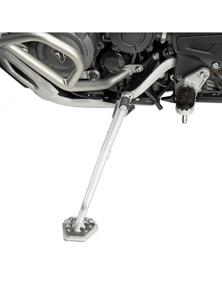GIVI ES6423 – Extensión caballete en aluminio y acero inoxidable, para ampliar la superficie de apoyo del caballete lateral