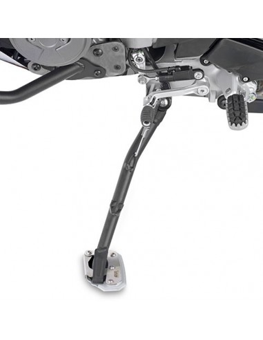 GIVI ES7413 – Extensión caballete en aluminio y acero inoxidable, para ampliar la superficie de apoyo del caballete lateral