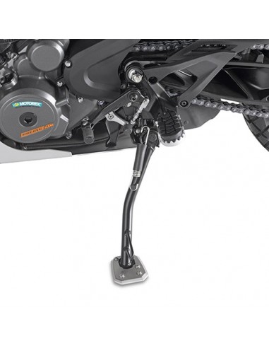 GIVI ES7711 – Extensión caballete en aluminio y acero inoxidable, para ampliar la superficie de apoyo del caballete lateral GIVI ES7711 – Extensión caballete en aluminio y acero inoxidable, para ampliar la superficie de apoyo del caballete lateral