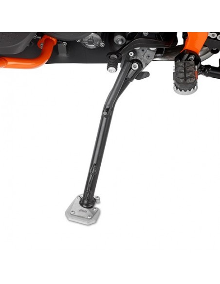 GIVI ES7713 – Extensión caballete en aluminio y acero inoxidable, para ampliar la superficie de apoyo del caballete lateral