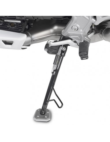 GIVI ES8203 – Extensión caballete en aluminio y acero inoxidable, para ampliar la superficie de apoyo del caballete lateral