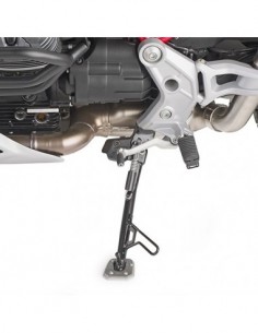 GIVI ES8205 – Extensión caballete en aluminio y acero inoxidable, para ampliar la superficie de apoyo del caballete lateral