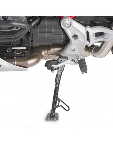 GIVI ES8205 – Extensión caballete en aluminio y acero inoxidable, para ampliar la superficie de apoyo del caballete lateral GIVI ES8205 – Extensión caballete en aluminio y acero inoxidable, para ampliar la superficie de apoyo del caballete lateral