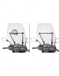 GIVI FB1181 – Barra a montar detrás de la cúpula para colocar S902A, S920M, S920L, S95KIT y porta GPS-Smartphone Para S902A,