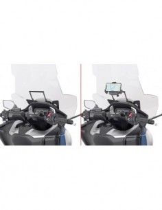 GIVI FB1186 – Barra a montar detrás de la cúpula para colocar S902A, S920M, S920L, S95KIT y porta GPS-Smartphone Para S902A,