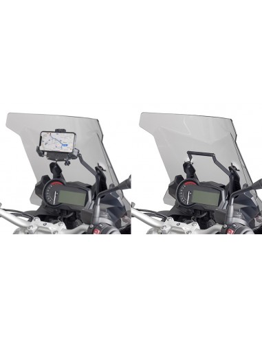 GIVI FB5127 – Barra a montar detrás de la cúpula para colocar S902A, S920M, S920L, S95KIT y porta GPS-Smartphone Para S902A,
