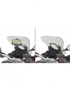 GIVI FB5137 – Barra a montar detrás de la cúpula para colocar S902A, S920M, S920L, S95KIT y porta GPS-Smartphone Para S902A,
