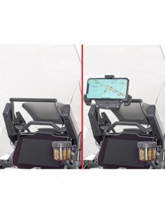 GIVI FB6422 – Barra a montar detrás de la cúpula para colocar S902A, S920M, S920L, S95KIT y porta GPS-Smartphone Para S902A,