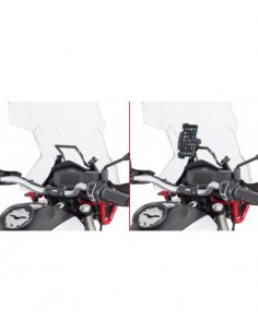 GIVI FB8203 – Barra a montar detrás de la cúpula para colocar S902A, S920M, S920L, S95KIT y porta GPS-Smartphone Para S902A,