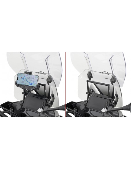 GIVI FB8717 – Barra a montar detrás de la cúpula para colocar S902A, S920M, S920L, S95KIT y porta GPS-Smartphone Para S902A,