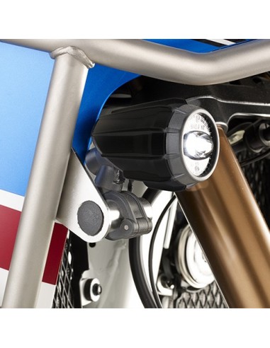 GIVI LS1161OX – Kit de soportes específico para montar los faros suplementares utilizando las roscas presentes en las barras