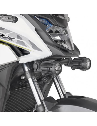 GIVI LS1171 – Kit de soportes específico para montar los faros suplementares en los que no está presente las defensas de motor