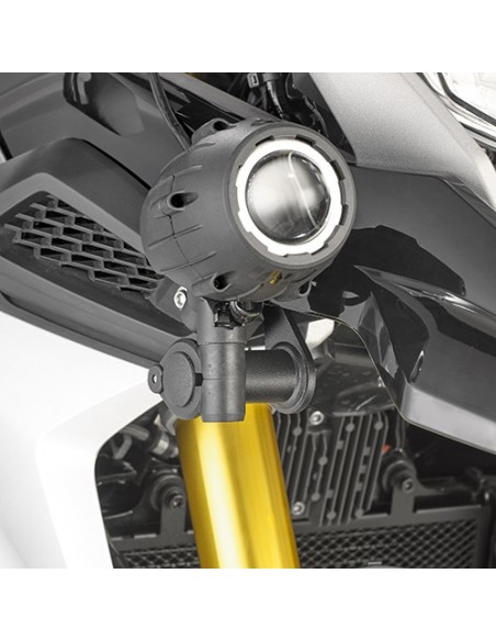 GIVI LS5126 – Kit de soportes específico para montar los faros suplementares en los que no está presente las defensas de motor