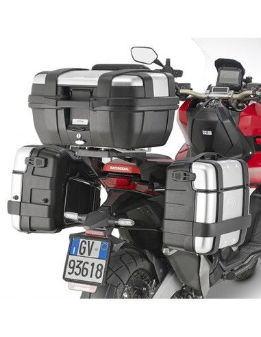 GIVI PL1158 – Portamaletas lateral específico para maletas MONOKEY® o RETRO FIT se monta solo en presencia del portapaquetes