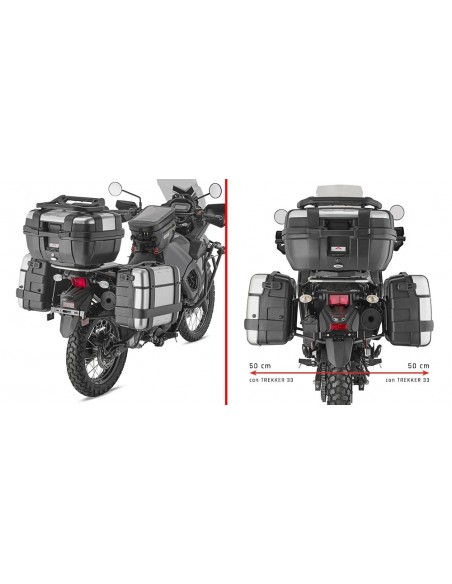 GIVI PL4133 – Portamaletas lateral específico para maletas MONOKEY®