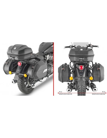 GIVI PL9058 – Portamaletas lateral específico para maletas MONOKEY®