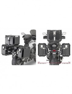 GIVI PLO1171CAM – Portamaletas lateral específico PL ONE-FIT configurado para maletas MONOKEY® CAM-SIDE Trekker Outback