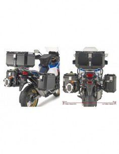 GIVI PLO1178CAM – Portamaletas lateral específico PL ONE-FIT configurado para maletas MONOKEY® CAM-SIDE Trekker Outback se