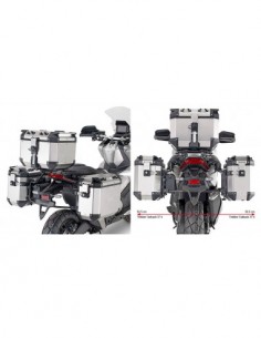 GIVI PLO1188CAM – Portamaletas lateral específico PL ONE-FIT configurado para maletas MONOKEY® CAM-SIDE Trekker Outback