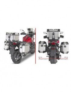 GIVI PLO1192CAM – Portamaletas lateral específico PL ONE-FIT configurado para maletas MONOKEY® CAM-SIDE Trekker Outback