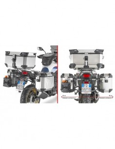 GIVI PLO1201CAM – Portamaletas lateral específico PL ONE-FIT configurado para maletas MONOKEY® CAM-SIDE Trekker Outback