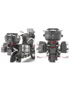GIVI PLO2145MK – Portamaletas lateral específico PL ONE-FIT configurado para maletas MONOKEY® diámetro 18 mm