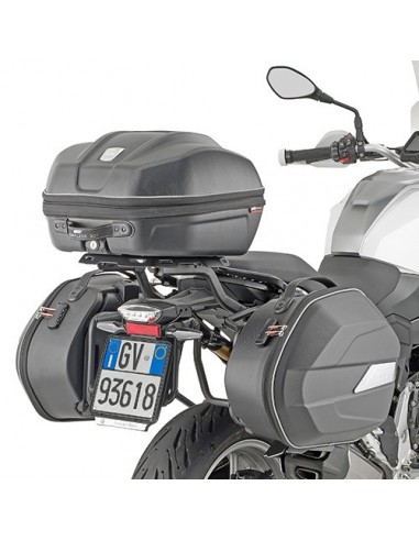 GIVI PLO5137MK – Portamaletas lateral específico PL ONE-FIT configurado para maletas MONOKEY® diámetro 18 mm / a combinar con