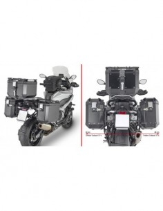 GIVI PLO5138CAM – Portamaletas lateral específico PL ONE-FIT configurado para maletas MONOKEY® CAM-SIDE Trekker Outback