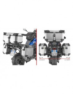 GIVI PLO5143CAM – Portamaletas lateral específico PL ONE-FIT configurado para maletas MONOKEY® CAM-SIDE Trekker Outback se