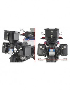 GIVI PLO5146CAM – Portamaletas lateral específico PL ONE-FIT configurado para maletas MONOKEY® CAM-SIDE Trekker Outback