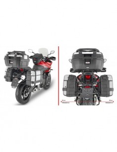 GIVI PLO6421MK – Portamaletas lateral específico PL ONE-FIT configurado para maletas MONOKEY® diámetro 18 mm / a combinar con