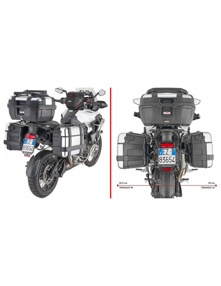 GIVI PLO6423MK – Portamaletas lateral específico PL ONE-FIT configurado para maletas MONOKEY® diámetro 18 mm / a combinar con GIVI PLO6423MK – Portamaletas lateral específico PL ONE-FIT configurado para maletas MONOKEY® diámetro 18 mm / a combinar con
