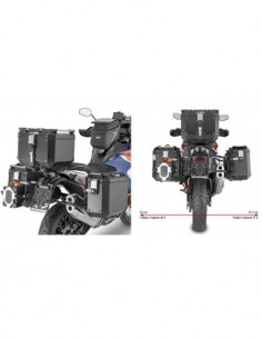 GIVI PLO7713CAM – Portamaletas lateral específico PL ONE-FIT configurado para maletas MONOKEY® CAM-SIDE Trekker Outback