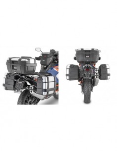 GIVI PLO7713MK – Portamaletas lateral específico PL ONE-FIT configurado para maletas MONOKEY® diámetro 18 mm / a combinar con