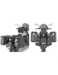 GIVI PLO8206CAM – Portamaletas lateral específico PL ONE-FIT configurado para maletas MONOKEY® CAM-SIDE Trekker Outback no