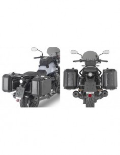 GIVI PLO8206MK – Portamaletas lateral específico PL ONE-FIT configurado para maletas MONOKEY® no compatible con las versiones