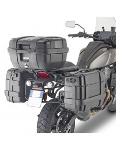 GIVI PLO8400MK – Portamaletas lateral específico PL ONE-FIT configurado para maletas MONOKEY® diámetro 18 mm / a combinar con