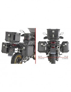 GIVI PLO9260CAM – Portamaletas lateral específico PL ONE-FIT configurado para maletas MONOKEY® CAM-SIDE Trekker Outback