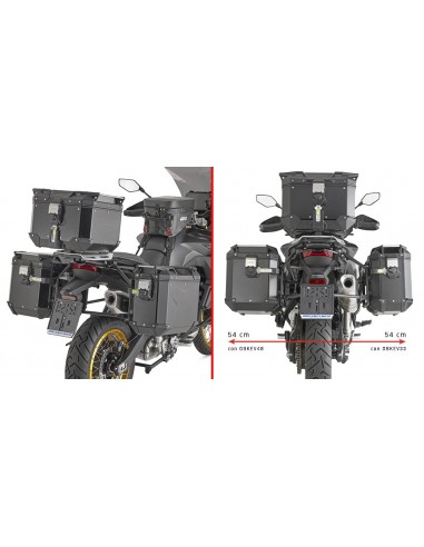GIVI PLO9260CAM – Portamaletas lateral específico PL ONE-FIT configurado para maletas MONOKEY® CAM-SIDE Trekker Outback GIVI PLO9260CAM – Portamaletas lateral específico PL ONE-FIT configurado para maletas MONOKEY® CAM-SIDE Trekker Outback