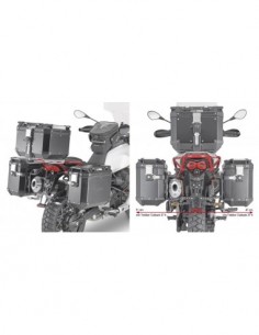 GIVI PLOR8203CAM – Portamaletas lateral fijación rápida PL One Fit para maletas Trekker Outback MONOKEY® CAM-SIDE diámetro 18 mm